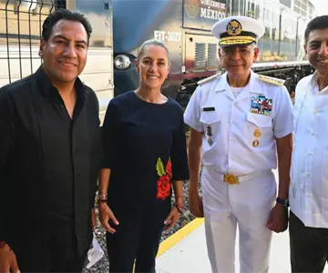 Sheinbaum pone en marcha tramo 1 de la Línea K del Tren Interoceánico