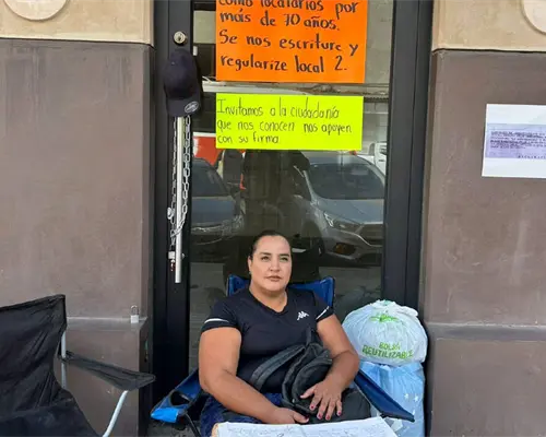 Comerciante acusa intento de apropiación de su local; anuncia mitin