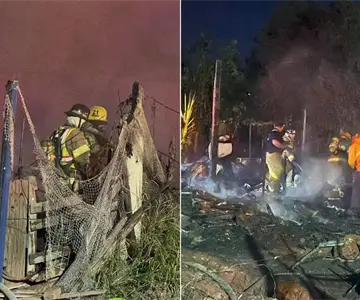 Incendio en Guaymas deja a familia sin hogar