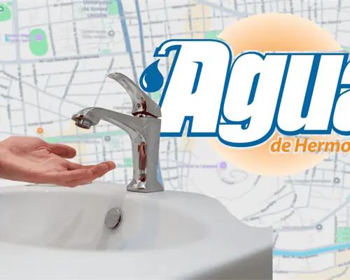 Anticipan baja presión de agua en 13 colonias por obra en Centro de Hermosillo