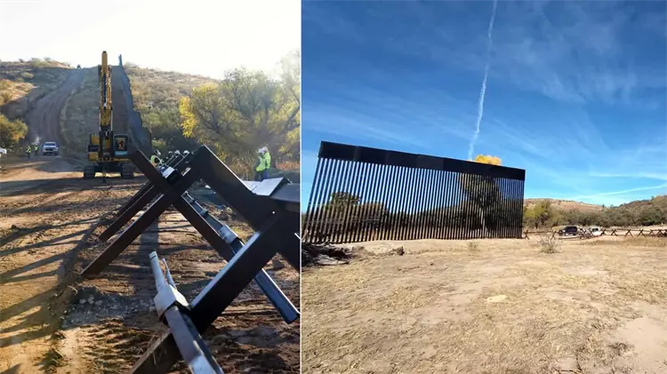 Desde EU, CBP inició la instalación de paneles metálicos el fin de semana (Foto: Especial / EXPRESO)