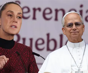 Sheinbaum busca formalizar visita del Papa León XIV a México