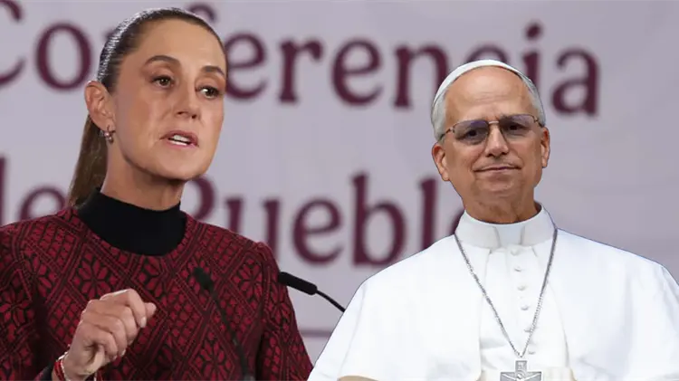 Sheinbaum busca formalizar visita del Papa León XIV a México