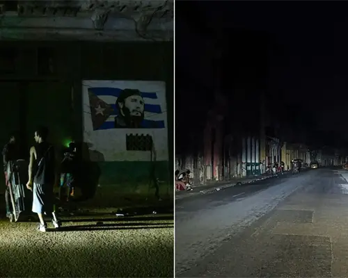 Masivo apagón en Cuba; deja 3.5 millones de personas a oscuras