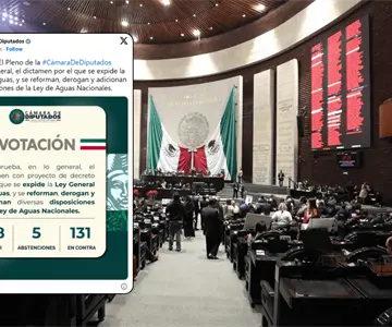 Diputados avalan nueva Ley de Aguas entre críticas por centralización