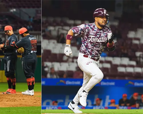 Tomateros remonta en extrainnings y vence 9-8 a Naranjeros