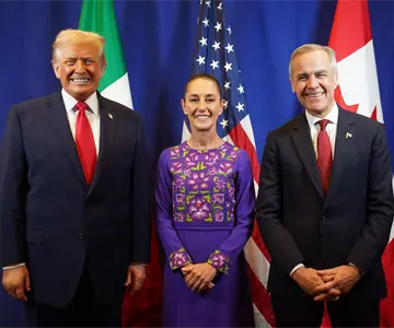 Sheinbaum se reúne con Trump y Carney tras sorteo del Mundial 2026 Sheinbaum se reúne con Trump y Carney tras sorteo del Mundial 2026