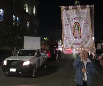 Segundo día de peregrinaciones hacia el Santuario Guadalupano en Hermosillo