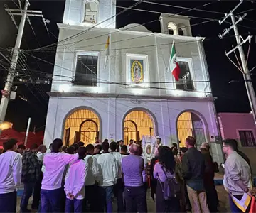 Oran por vocaciones durante peregrinación de Fiestas Guadalupanas 2025 Oran por vocaciones durante peregrinación de Fiestas Guadalupanas 2025