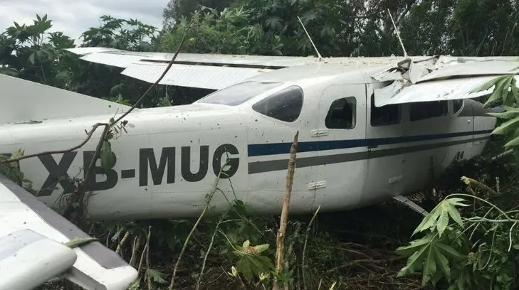Ejército asegura en Sinaloa una avioneta con armas