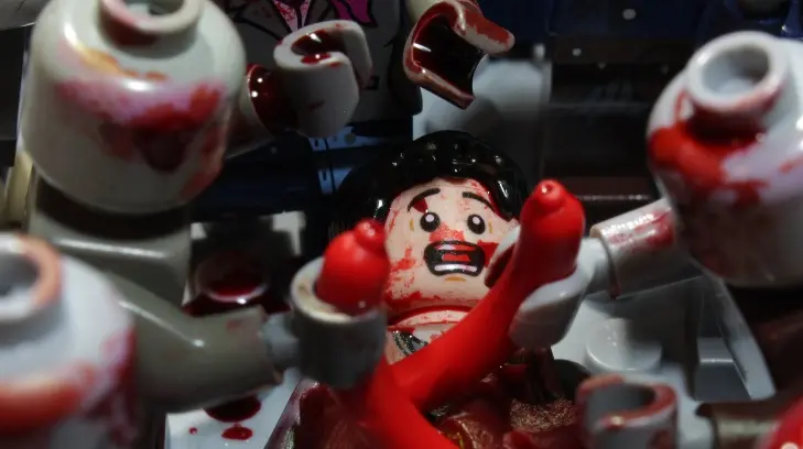 Recrean con Lego asesinatos en The Walking Dead
