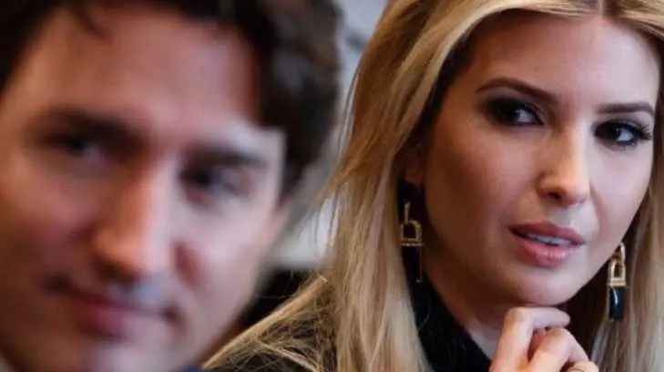 Ivanka Trump cautivada por el efecto Trudeau