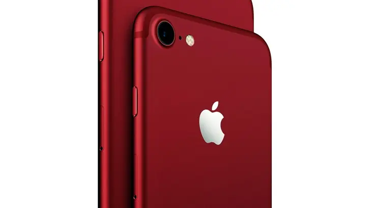 Apple lanza edición especial del iPhone 7 en color rojo