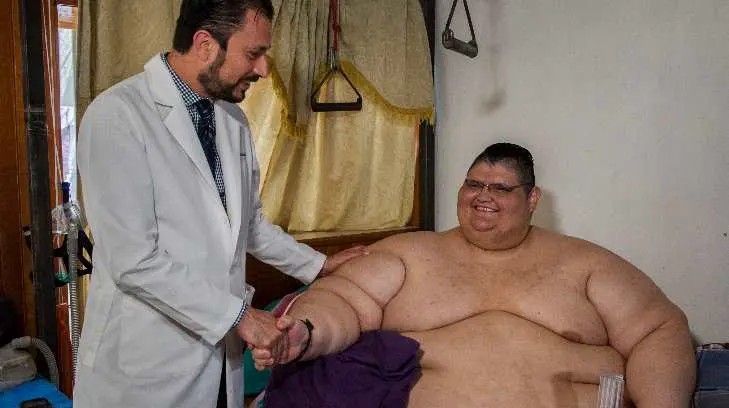Juan Pedro, el hombre más obeso del mundo, bajó 170 kilos