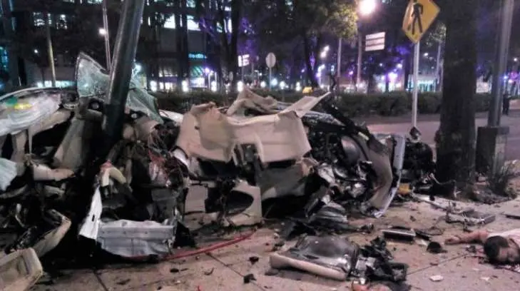Nuevo video muestra choque del BMW en Reforma