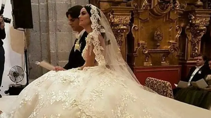 Imágenes de la boda de Ximena Navarrete se filtran en redes sociales