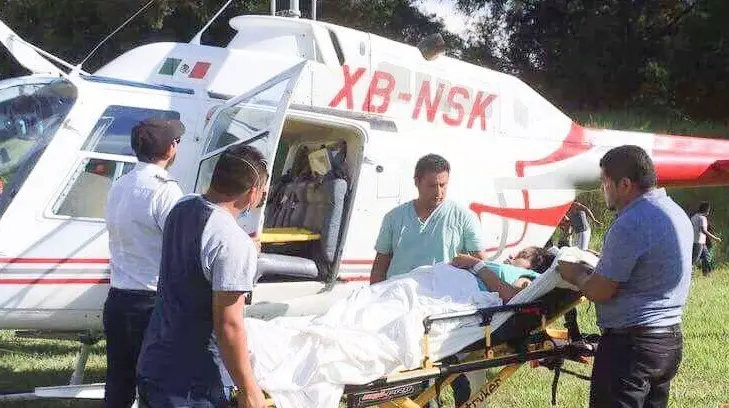 Buscan helicóptero ambulancia que desapareció en Chiapas; trasladaba a una embarazada