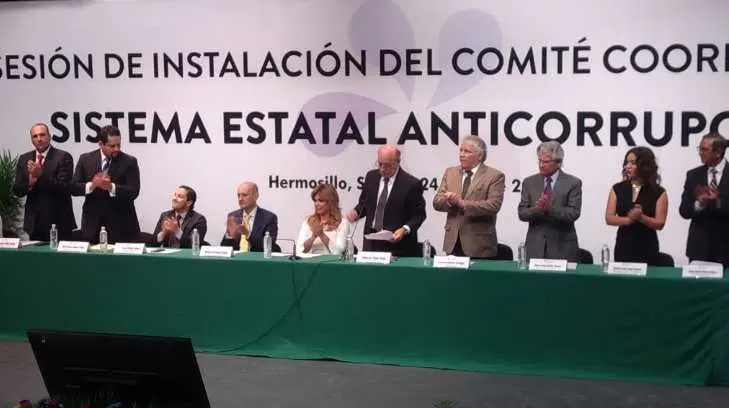 Comité Coordinador del Sistema Estatal Anticorrupción queda instalado oficialmente en Sonora