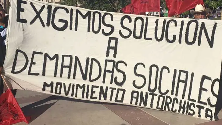Antorchistas advierten que si el gobierno no se compromete, denunciarán a nivel regional