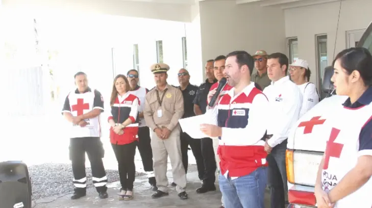 Remodelan bases de la Cruz Roja en Bahía de Kino y Miguel Alemán