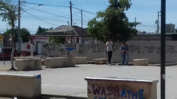 Vandalizan parque en la Cerrada La Caridad al norte de Hermosillo