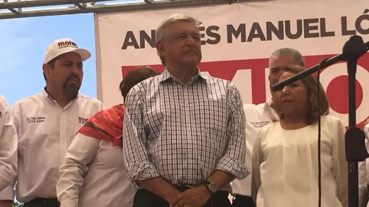 AUDIO | López Obrador realiza mitin en Navojoa, afirma que regresará como presidente electo