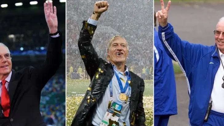 Franz Beckenbauer le da la bienvenida a Didier Deschamps al ‘club de 3’