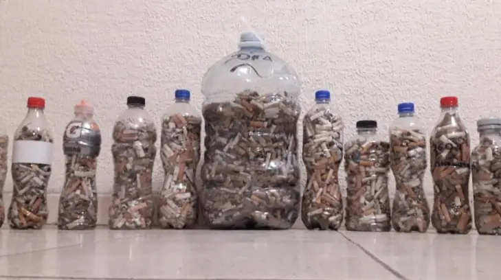 Hermosillenses podrán canjear botellas llenas de colillas por refrescos: Reduce Tu Huella