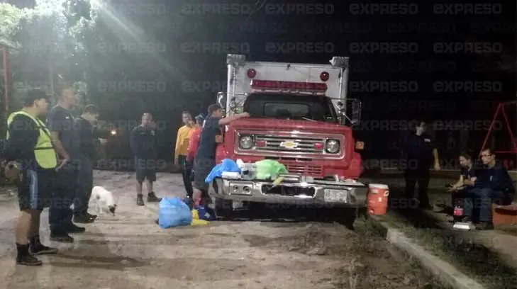 Bomberos de Hermosillo acampan en el ejido La Victoria