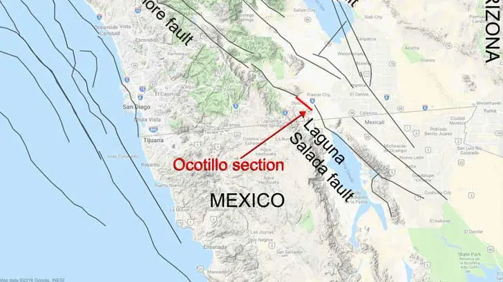 La NASA identifica falla geológica entre México y Estados Unidos