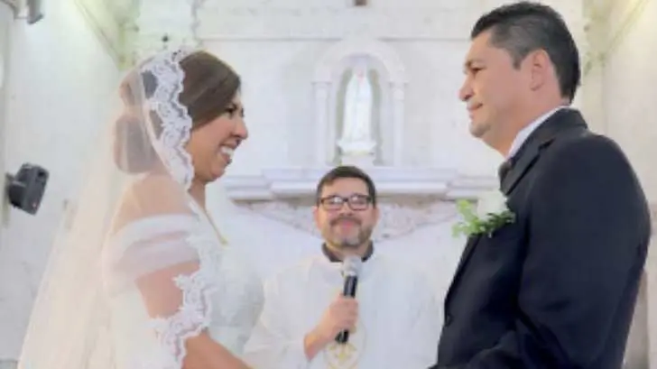 Guadalupe y Jesús formalizan ante Dios