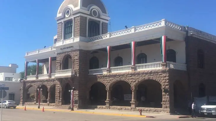 Palacio Municipal de Guaymas. (Claudia Alejandri / EXPRESO)