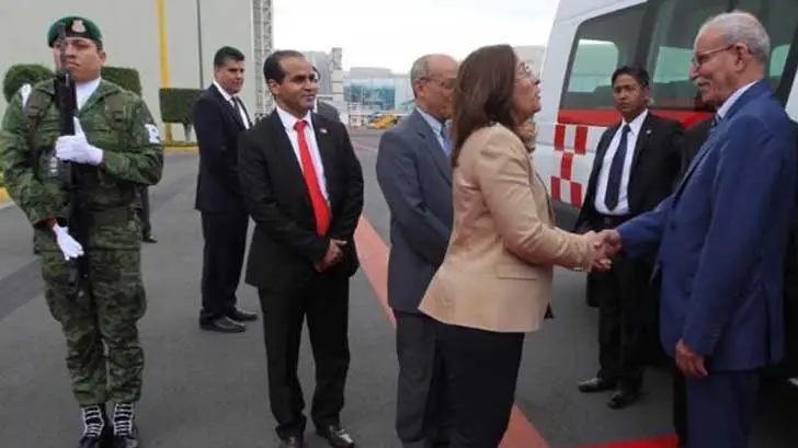 Llega el primer jefe de Estado para la toma de posesión de López Obrador