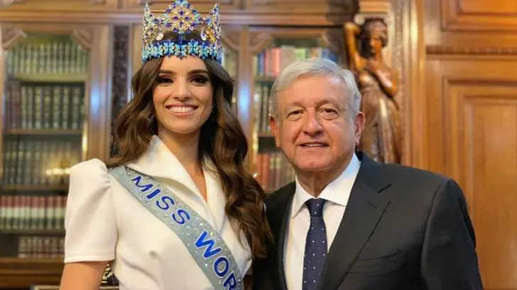 López Obrador se reúne con ganadora de Miss Mundo 2018