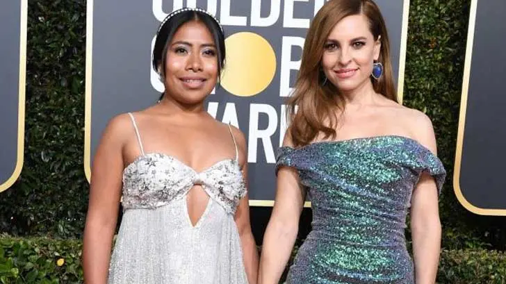 Yalitza Aparicio brilla en la alfombra roja de los Golden Globes