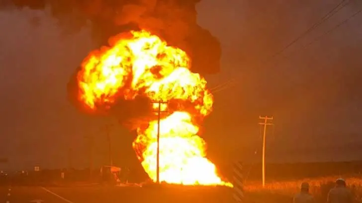 VIDEO | Explosión en toma clandestina en Hidalgo deja más de 20 muertos