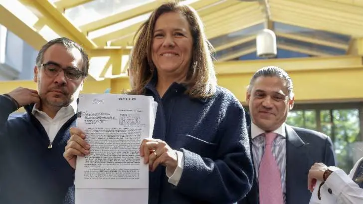 Solicita Margarita Zavala registro de su partido