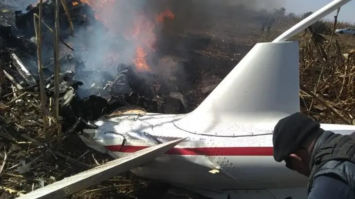 Revelan audio de accidente aéreo donde murió la gobernadora de Puebla