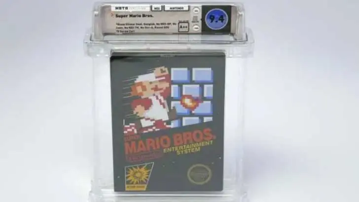 Pagan más de 100 mil dólares por un juego de Mario Bros