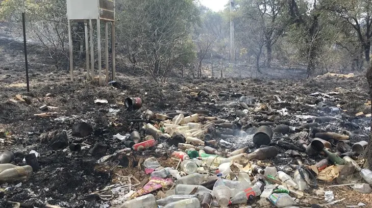 AUDIO | Cerro al sur de Nogales se incendió por completo; creen que pudo haber sido provocado