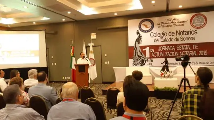 Notarios de Sonora se actualizan en la Jornada Estatal Notarial 2019