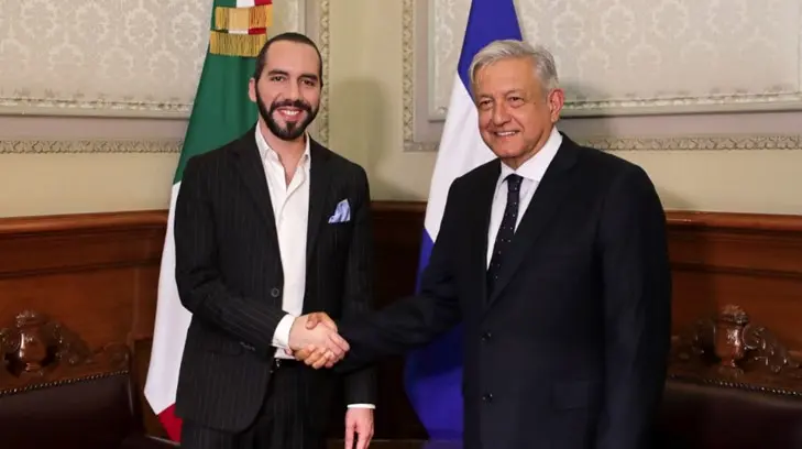 López Obrador recibe al presidente electo de El Salvador, Nayib Bukele