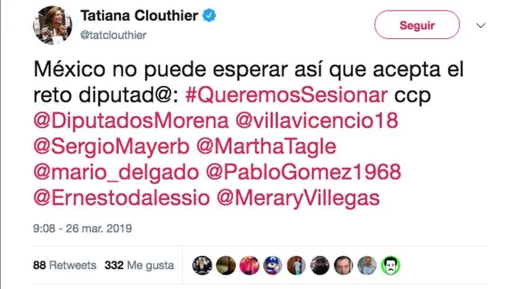 #QueremosSesionar, lanzan reto diputados federales en redes sociales