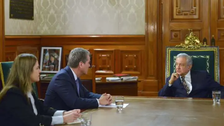 López Obrador dialoga con el director de la Organización Mundial del Comercio