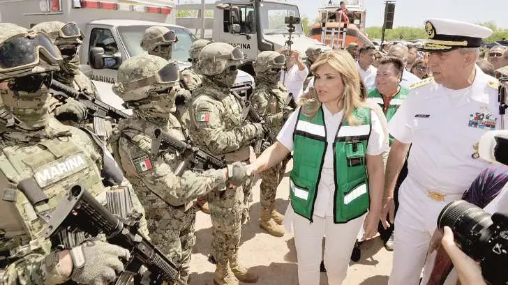La gobernadora Claudia Pavlovich inicia con el Operativo de Semana Santa; participan 2 mil 861 elementos