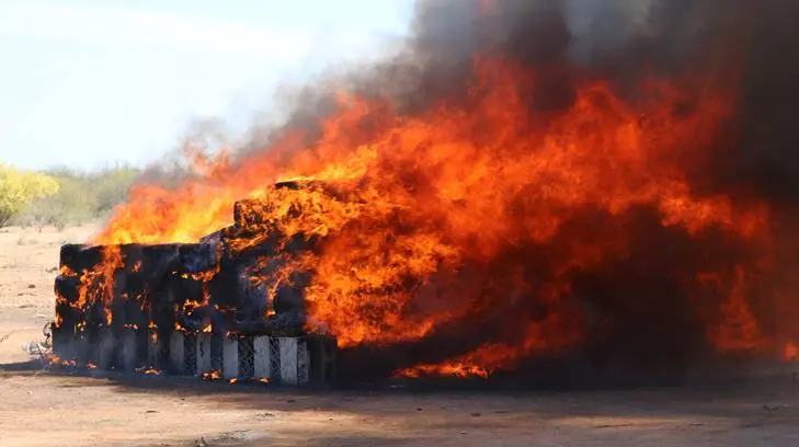 Destruyen más de cuatro toneladas de narcóticos en Hermosillo