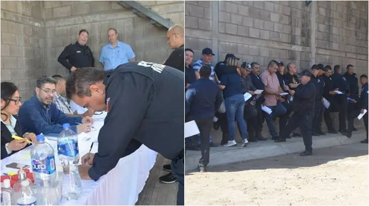 Tres policías de Nogales serán dados de baja por arrojar positivo al consumo de cocaína