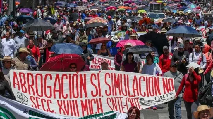 La CNTE conseguirá con sus métodos abrogación de reforma educativa