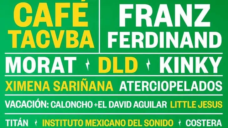 Franz Ferdinand estará en Hermosillo en noviembre
