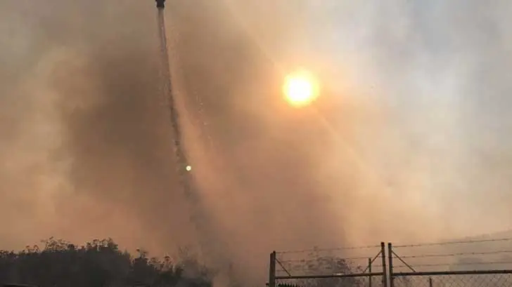 Incendio en Parque Nacional de Uruapan provoca contingencia ambiental